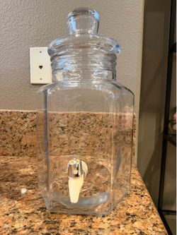 Glass Water Container