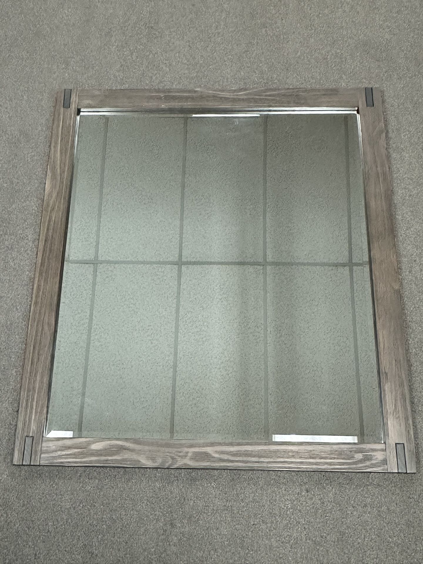 Mirror Grey Brush Finish