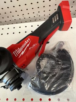 Milwaukee new grinder 18M fuel Brushless