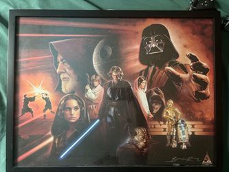 Star Wars celebration Europe 2007 Brian Rood autograph print