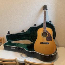 Like New Epiphone Masterbilt AJ-500MNA Series Plus SKB Travel Case