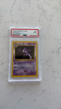 1999 Pokémon Haunter 1st Edition PSA 9 Mint