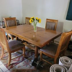 Kitchen DINING solid Wood Table