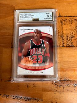 Fleer 2007-08 Hot Prospects Michael Jordan #23 Graded AGS 9.5 Bulls NBA