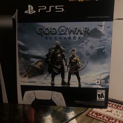 PS5 Digital Edition  Brand New Never Opened  Plus God Of war game