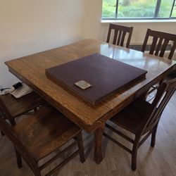 One Of A Kind HAND FINISHED ANTIQUE  TABLE .
