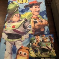 Toy Story Sleeping Bag W Pillow And Carry Bag for Sale in South