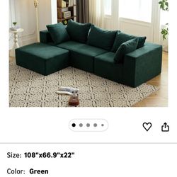 Green Cloud couch