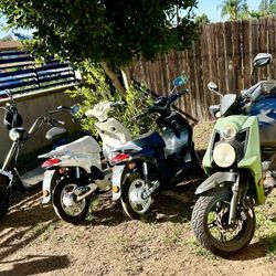 4 Scooters For Sale