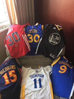 6 youth medium authentic jerseys