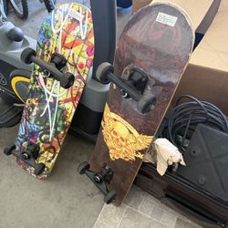 Exercise Bike And Skate Board