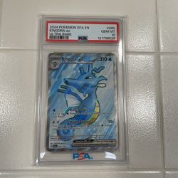 Pokemon TCG: PSA 10 Kingdra EX 080/064 Shrouded Fable - Gem Mint