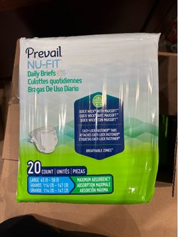 Presto and prevail diapers , underwear