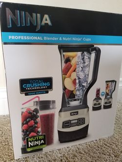 Ninja Professional Blender & Nutri Ninja Cups