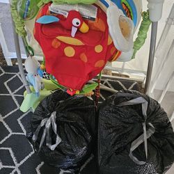 Free Baby Bouncer And Clothes 0-3 Months