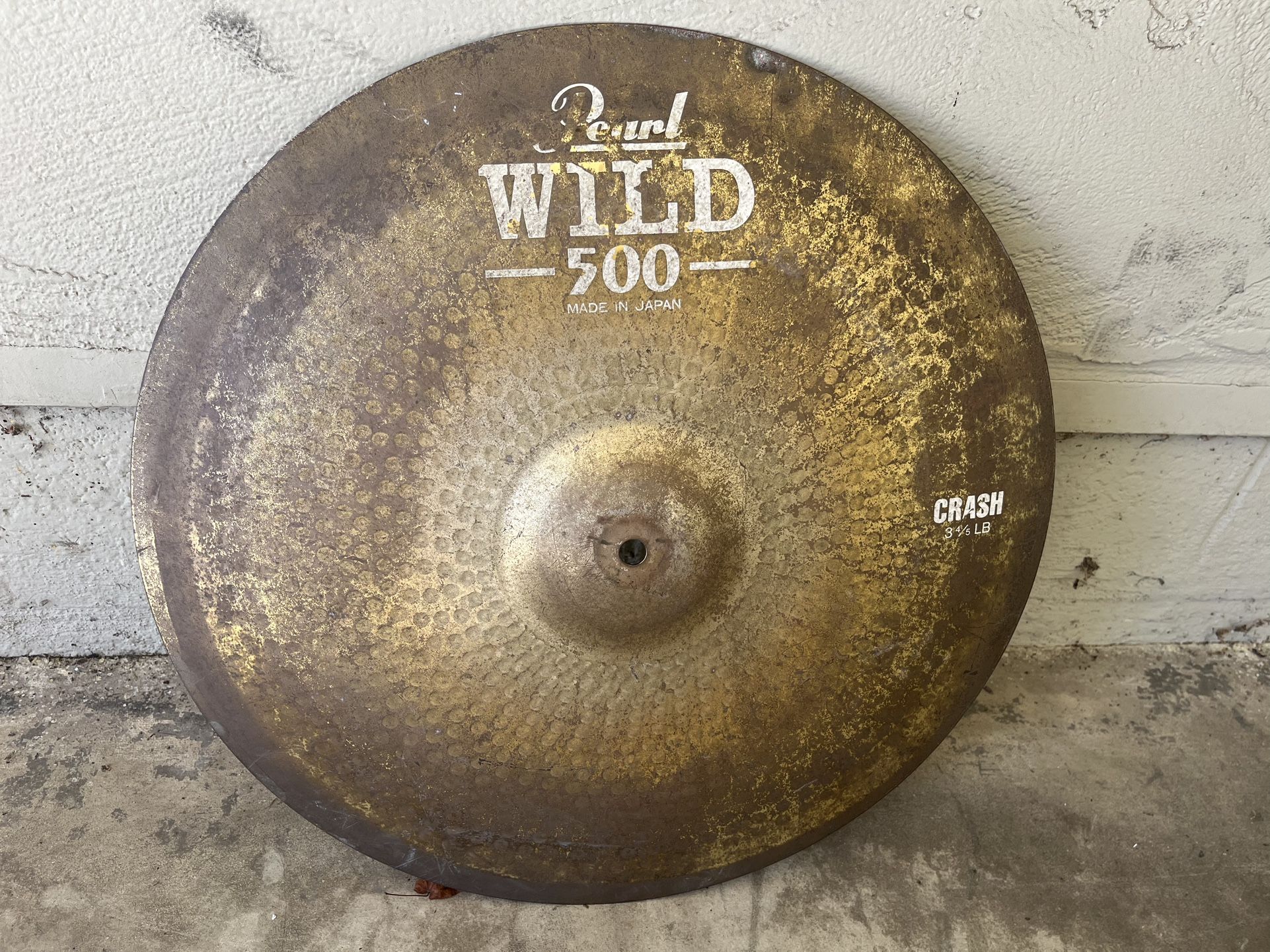 Crash Cymbal 18” Vntg Pearl Wild 500 Japan