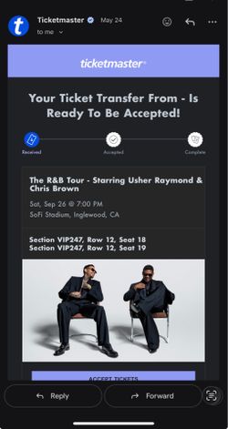 Chris brown usher tickets