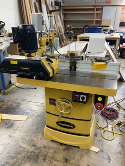 Powermatic PM2700 Shaper w/ Power Feeder & Amana Cutters