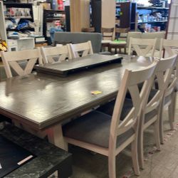 9 Pc Dining Table 