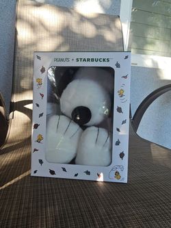 Snoopy starbucks plushie