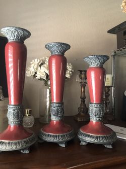 3 candle holders💖