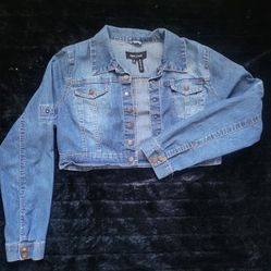 CROPPED DENIM JACKET 