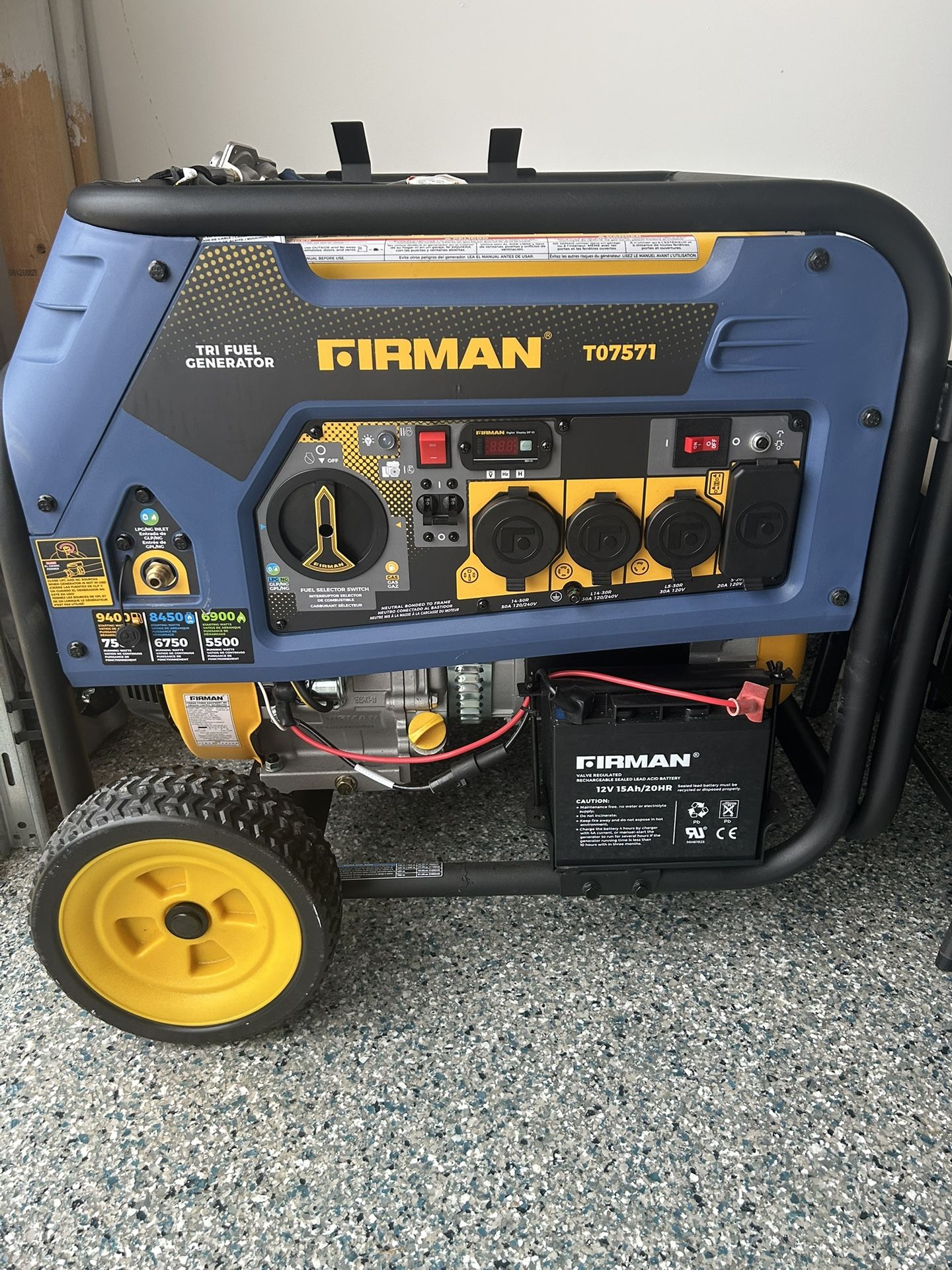 Firman Tri-Fuel Generator TO7571