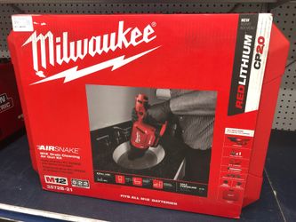 Milwaukee Air Snake Drain Cleaning Kit