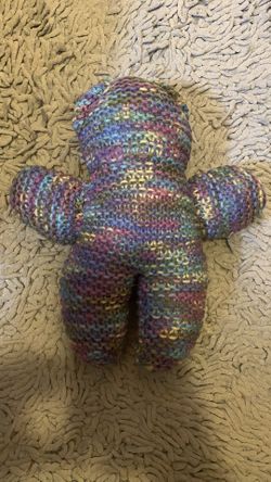 Hand-Knitted Teddy Bear