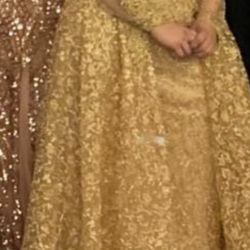 Prom Gold Dress