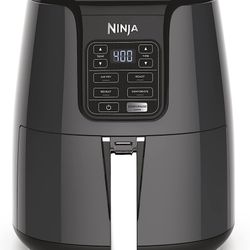 Ninja AF101 Air Fryer that Crisps, Roasts, Reheats, & Dehydrates, for Quick, Easy Meals, 4 Quart Capacity, & High Gloss Finish, Grey