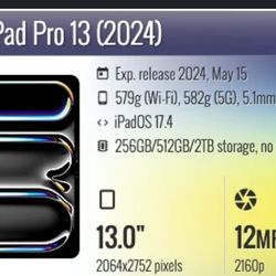 iPad 13 Pro