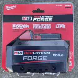 Milwaukee M18 18V Lithium-Ion REDLITHIUM FORGE XC 8.0 Ah Battery Pack  $125 (2x $225)  New
