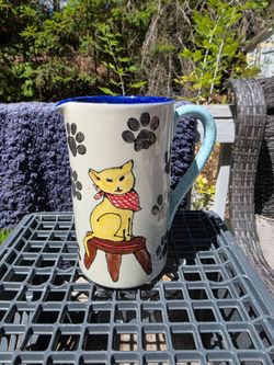 Ceramic Cat Theme Pitcher
