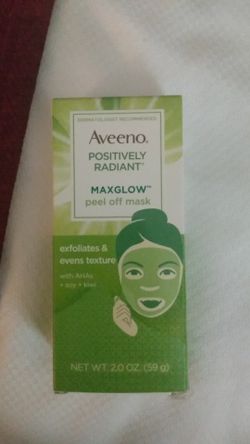 Aveeno maxglow face mask NEW