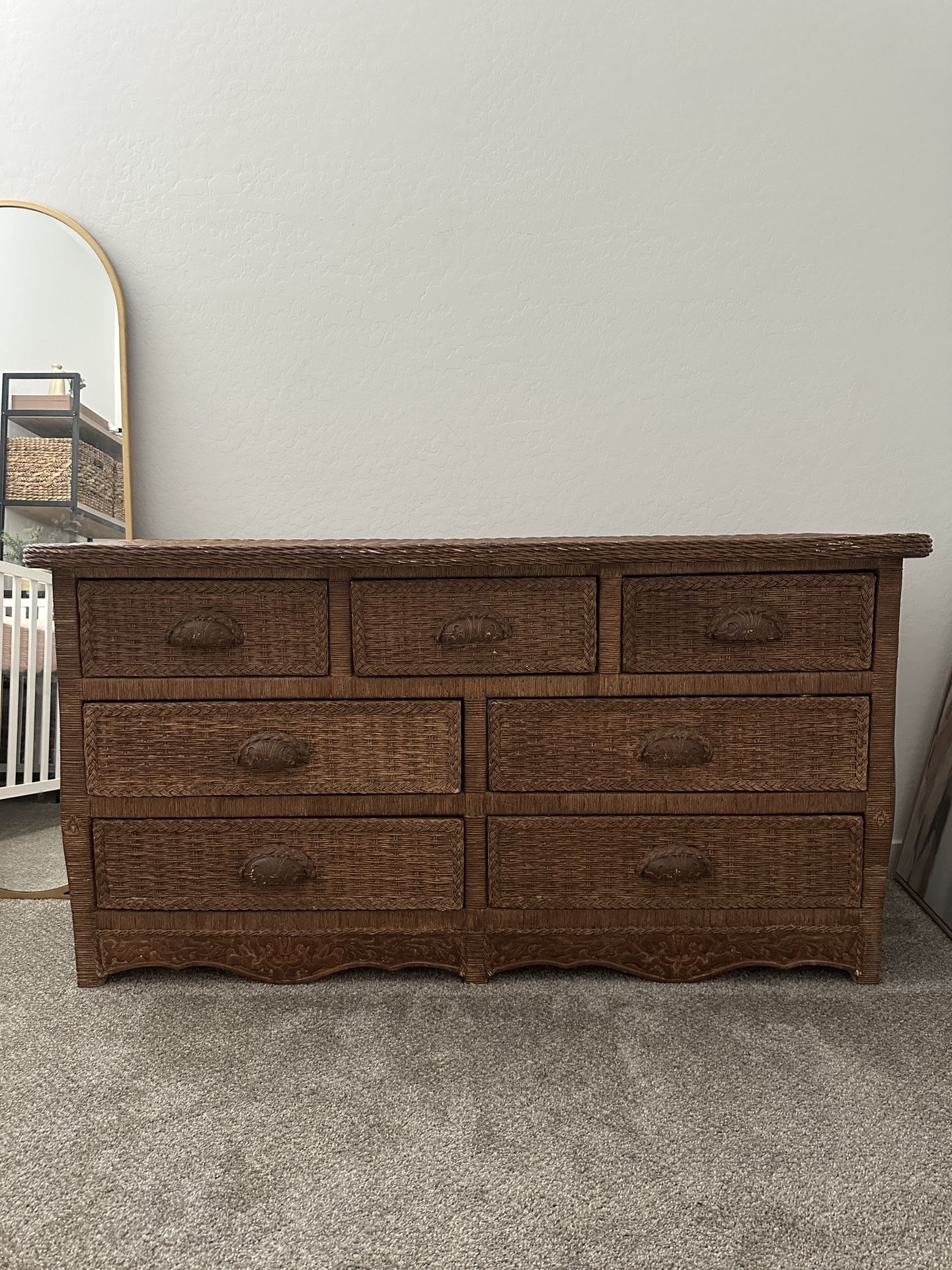 Wicker Dresser