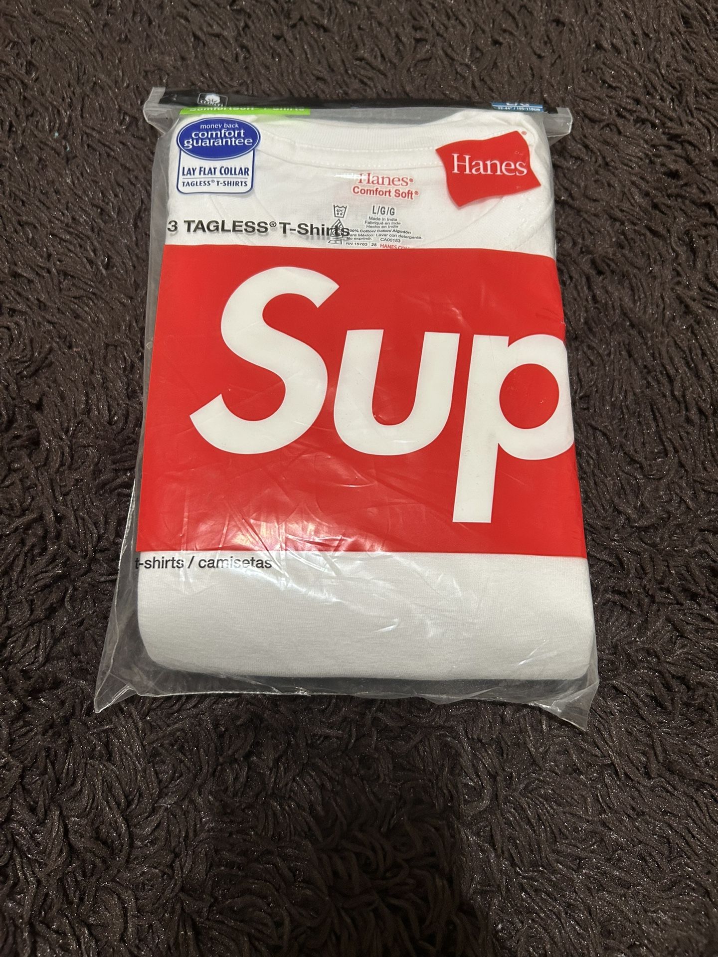 Supreme 3 Pack Of White Ts