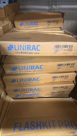 Unirac FLASHKIT PRO mill 004055M Shingle Roof Attachments for Solar