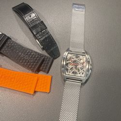 Limited CIGA Design Tonneau Skeleton, Collector’s Watch.