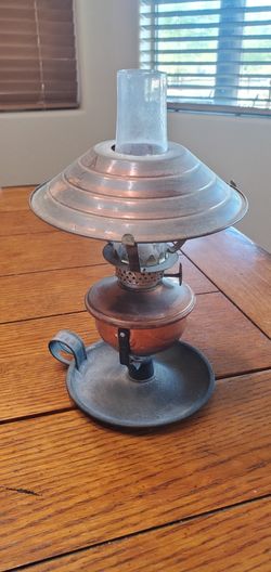 Vintage Copper Hilco Oil, Kerosene  Lamp