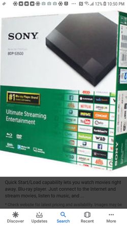 BLUE RAY SONY DVD