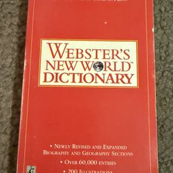 Webster's New World Dictionary - Mass Market Paperback - VERY GOOD