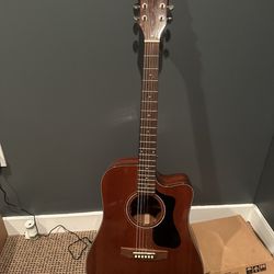 Guild Acoustic/Electric Guitar With Case