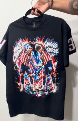 Hugo Camberos Santi Santiago Sandoval Tshirt Gol Chivas