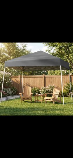 10x10 Pop-Up Canopy Tent with White Frame