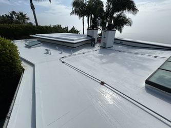 PVC, TPO Roofing Material.