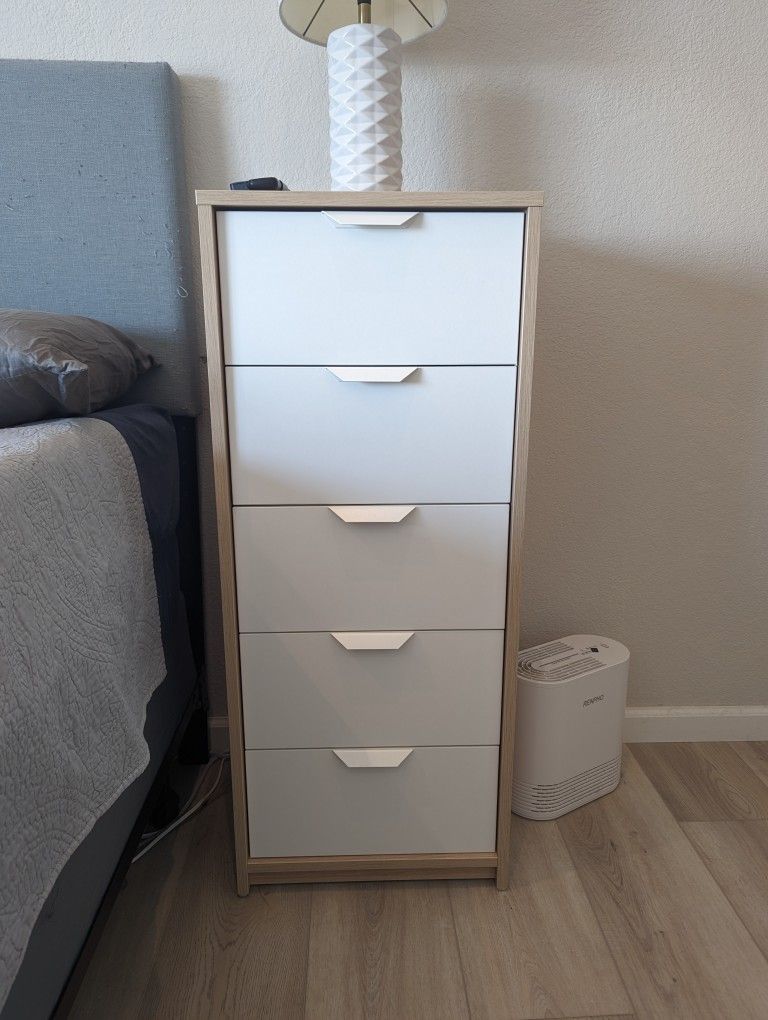 (2x) Ikea ASKVOLL 5 Drawer Dressers / Nightstands