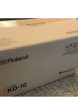 Roland KD-10 Digital Kick Trigger V-Drums Electronic Drum Pad