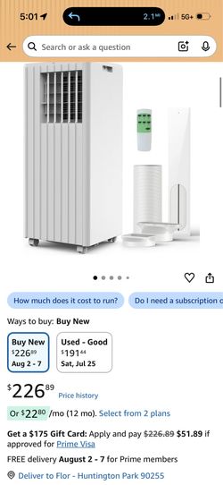 New in box A/C.   Aire acondicionado.