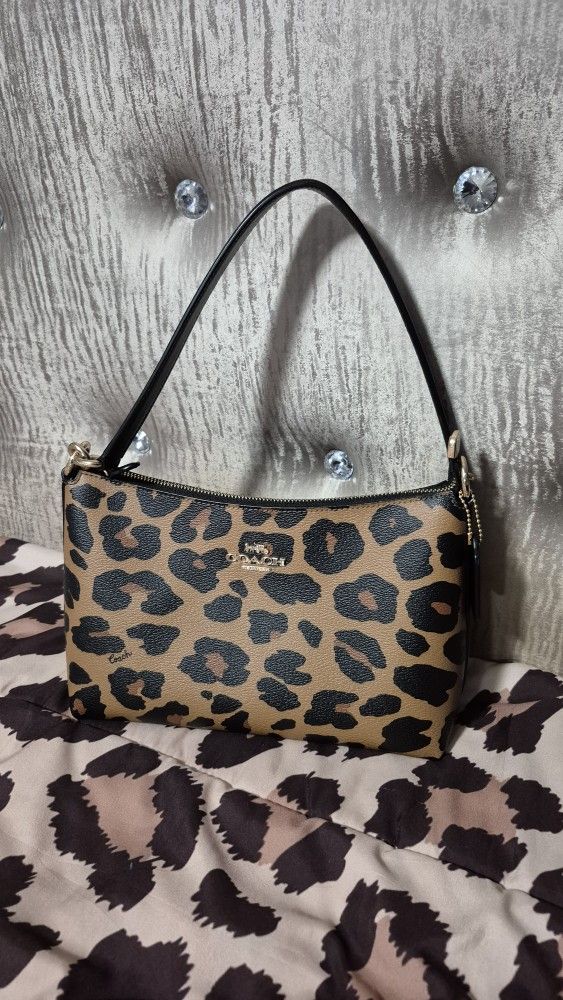 Coach Cheetah Shoulder Bag